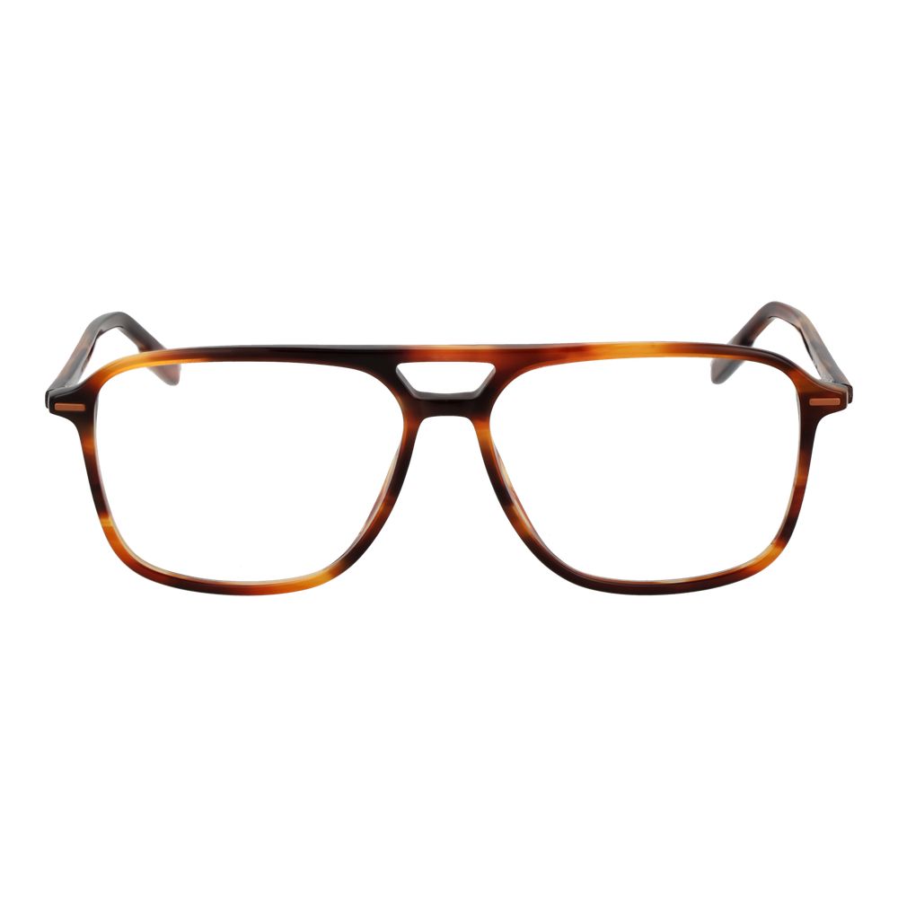 Ermenegildo Zegna Brown Acetate Glasses (Frames)