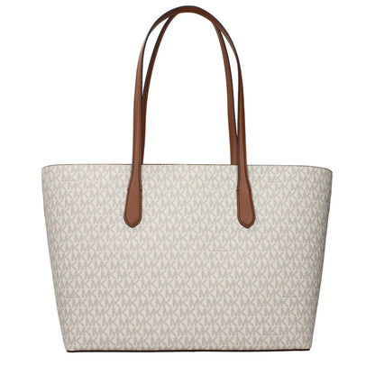 Michael Kors Beige Fabric Shoulder Bag