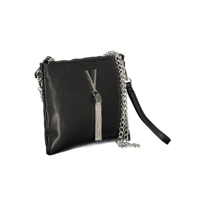 Mario Valentino Black Polyurethane Women's Shoulder Bag