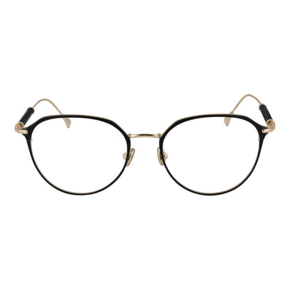 Tod's Black Metal Glasses (Frames) for women, full-rim style with 51-18-140 dimensions, featuring black metal frame and demo plastic lenses.