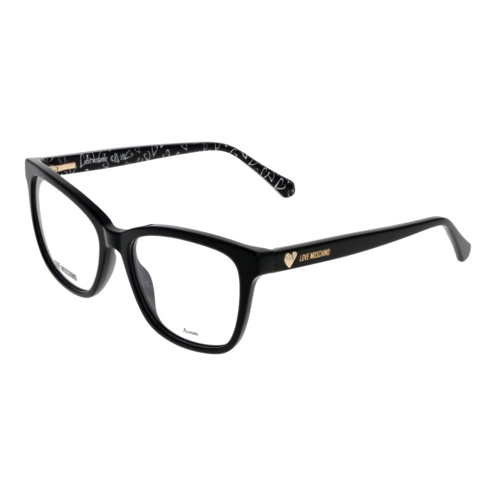 Love Moschino Black Acetate Glasses (Frames)