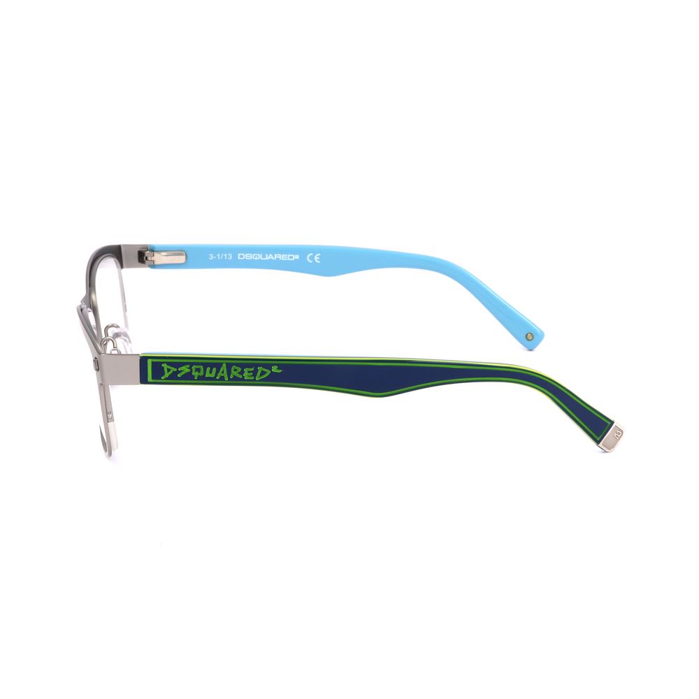 Dsquared² Silver Metal Glasses (Frames) 1728,67434610848,Accessories,Dsquared²,Glasses (Frames) - Glasses and Sunglasses - Accessories,Glasses and Sunglasses - Accessories,Men,New with tags,Silver