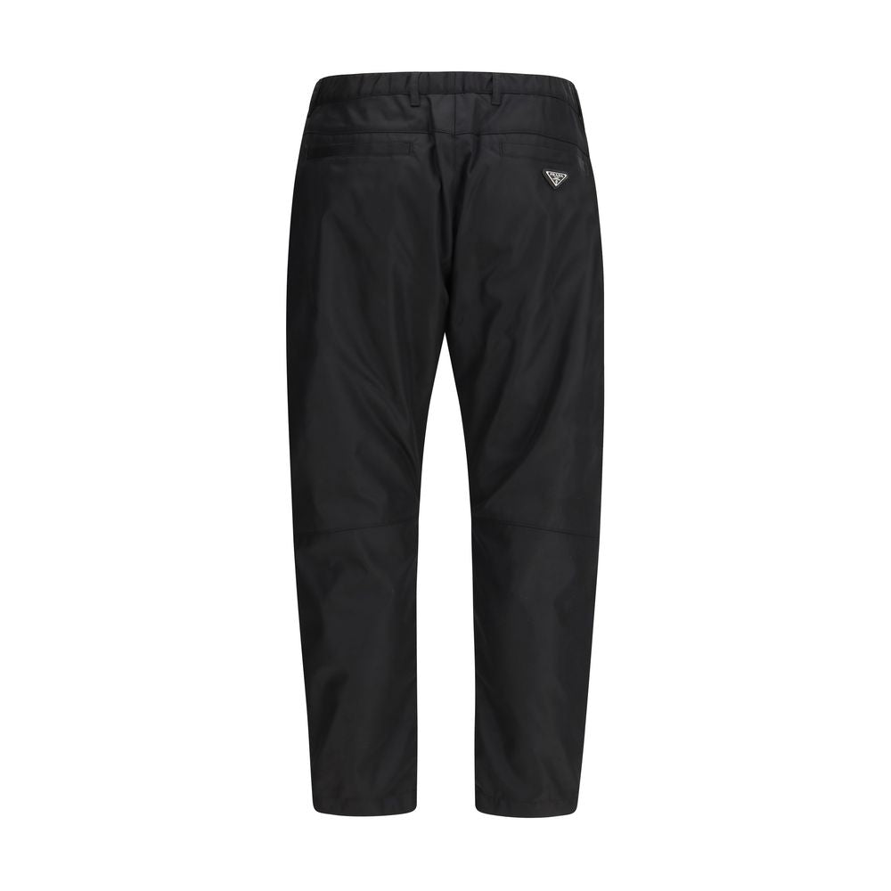 Prada Black Recycled Polyamide Casual Pants 1728,72470364320,Black,Casual Pants - Pants - Clothing,Clothing,IT46 | S,Men,New with tags,Pants - Clothing,Prada
