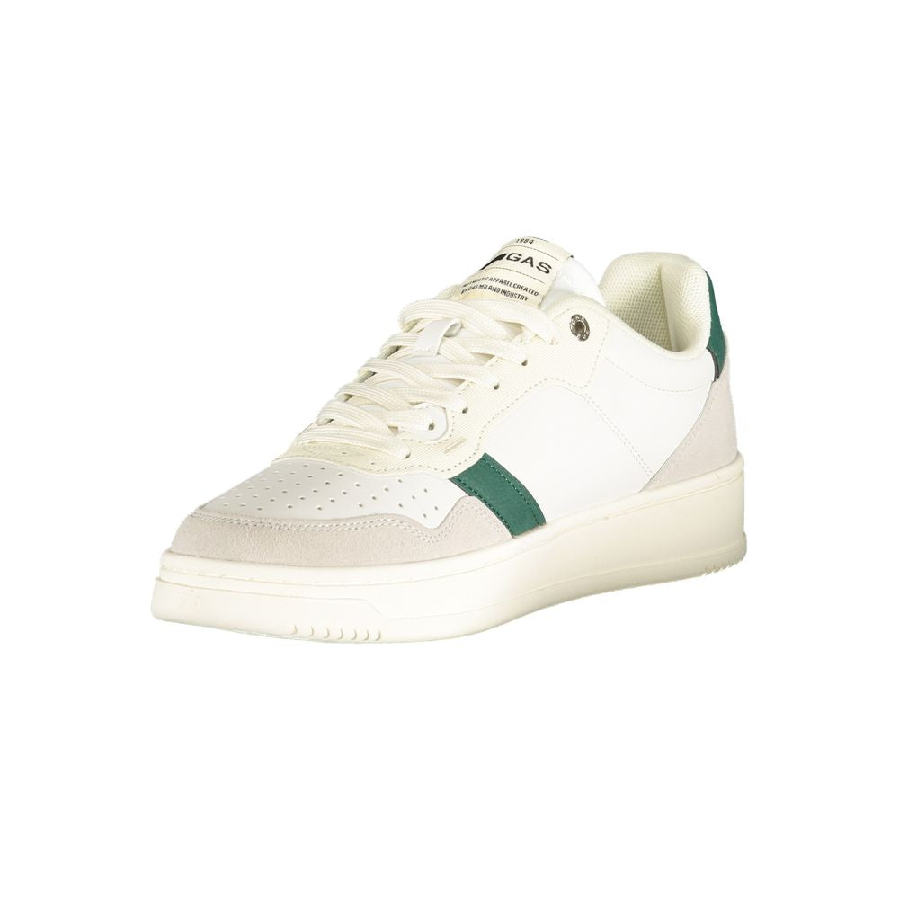 Gas Black Polyester Men Sneaker