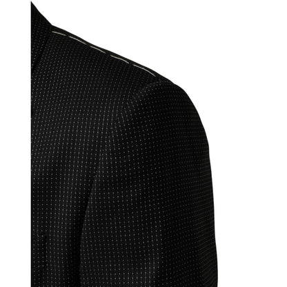 Dolce & Gabbana Black Fantasy Single Breasted Jacket Blazer