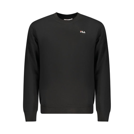 Fila Black Organic Cotton Men Sweatshirt