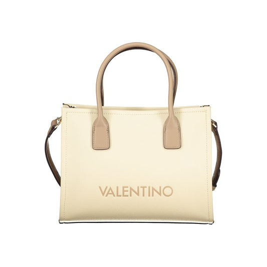 Mario Valentino Beige Polyurethane Women Handbag