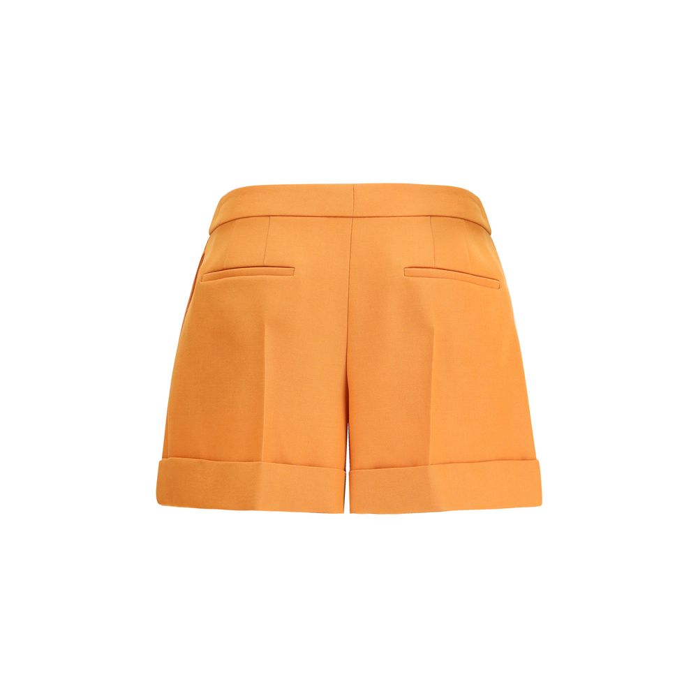 Fendi Orange Wool Oves Aries Bermuda Shorts