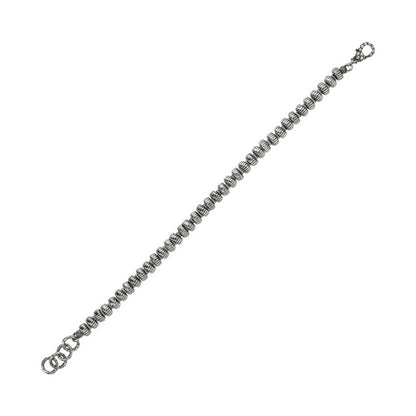 ALBERT M. JEWELS JEWELRY Mod. WSOX00513.S elegant silver bracelet