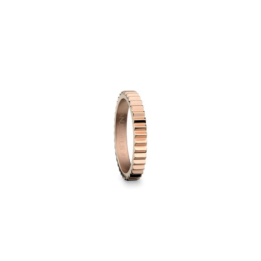 AN JEWELS JEWELRY Mod. AR.R1NS05R-8 elegant ring in rose gold tone