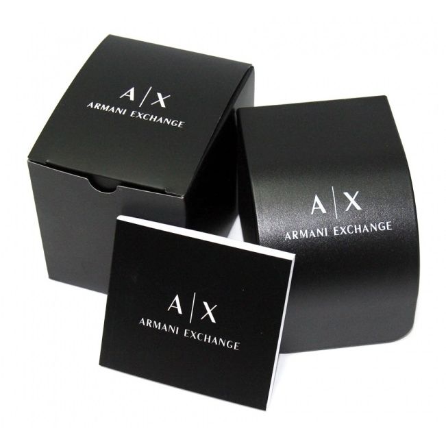 A|X ARMANI EXCHANGE Mod. CAYDE official packaging box for gent wristwatch, 42mm case.