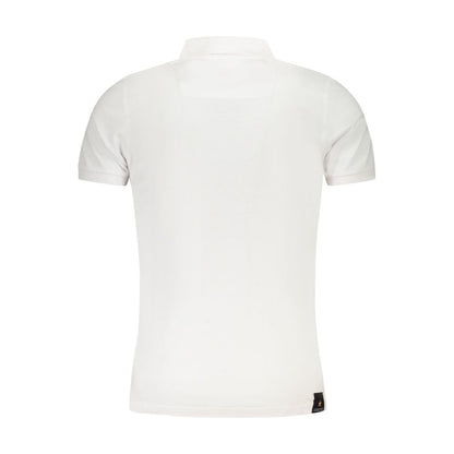 Accademia Militare Bianco Cotton Mens Polo Shirt