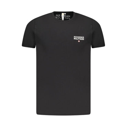 Accademia Militare Black Cotton Men's T-Shirt