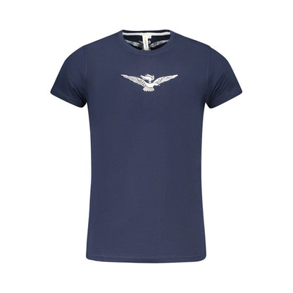 Accademia Militare Blue Cotton Men T-Shirt