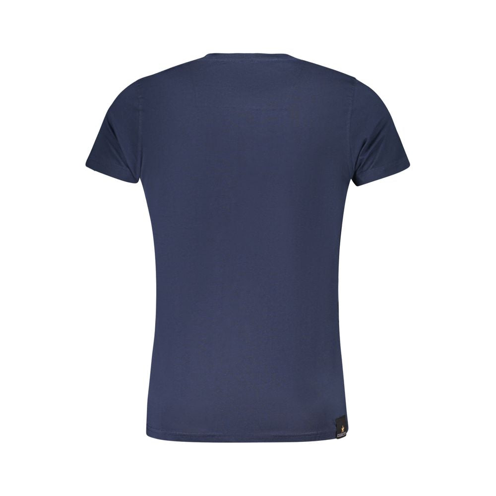 Accademia Militare Blue Cotton Men T-Shirt