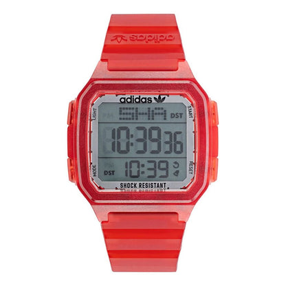 Adidas Red Resin Digital Watch