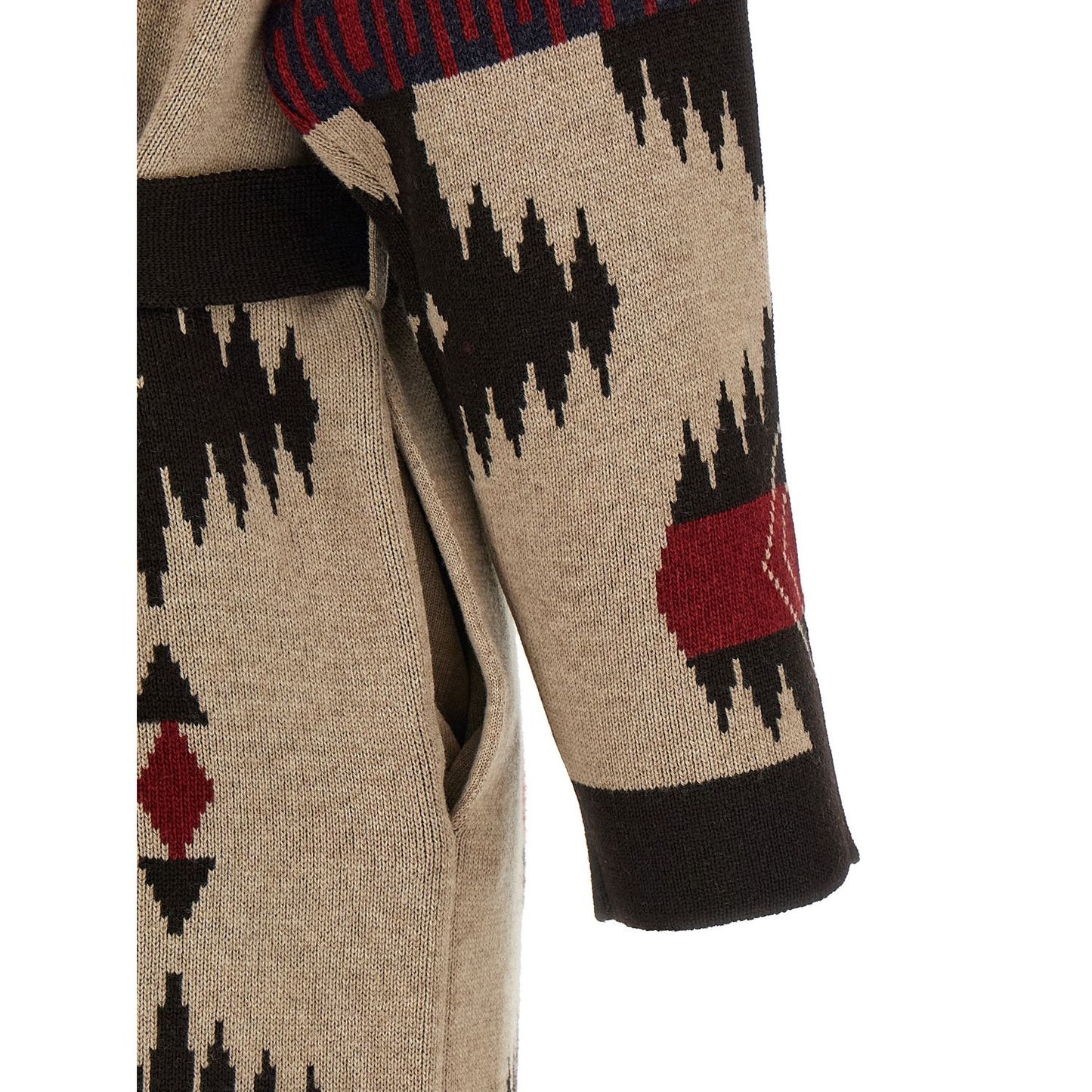 Alanui Multicolor Virgin Wool Coat