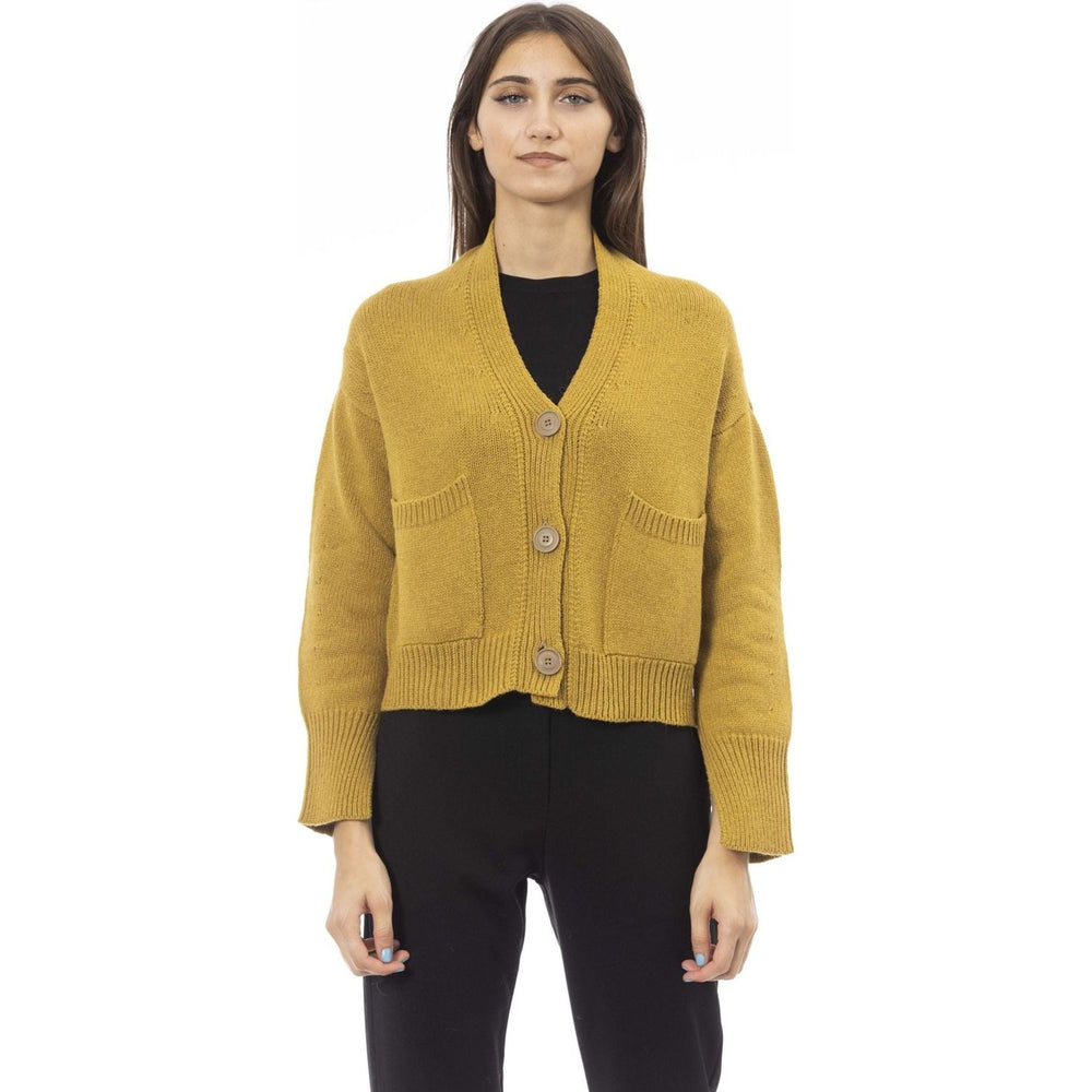 Alpha Studio Sweaters AD8631EE_9002SENAPE:401279