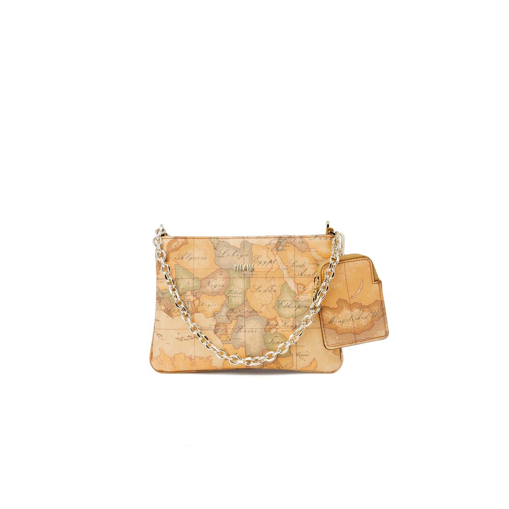 Front view with bag zipped and handles upright.