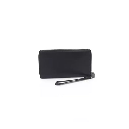 Automobili Lamborghini Black Calfskin Men Wallet