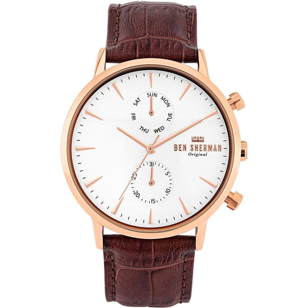 Ben Sherman Brown Leather Dress Watch