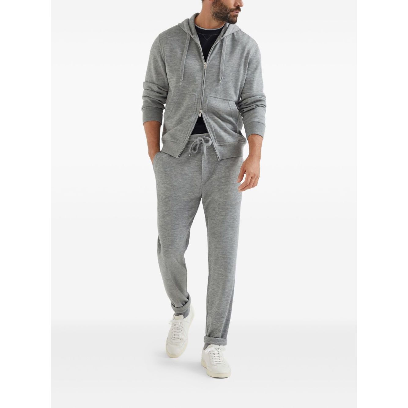 Brunello Cucinelli Contrast-stitching T-shirt