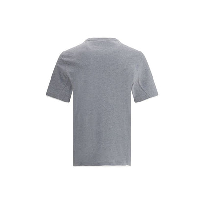 Brunello Cucinelli Gray Cotton T-Shirt