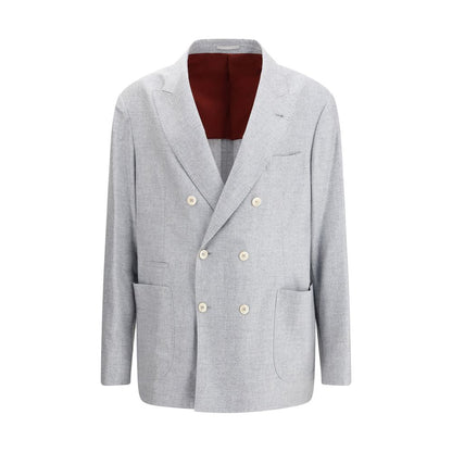 Brunello Cucinelli Gray Wool Blazer
