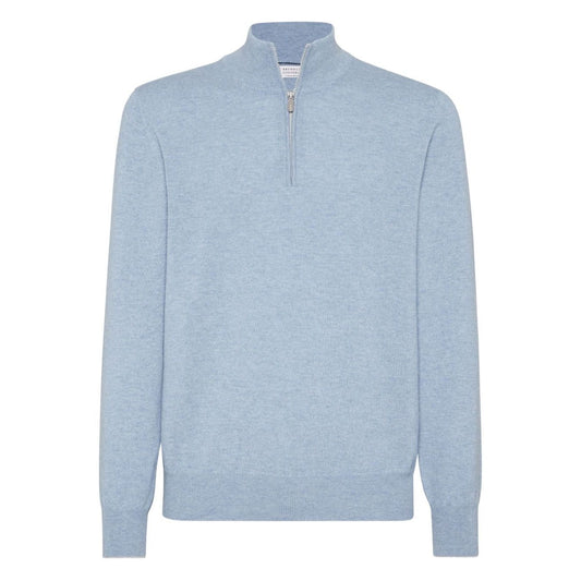 Brunello Cucinelli Sweaters Clear Blue