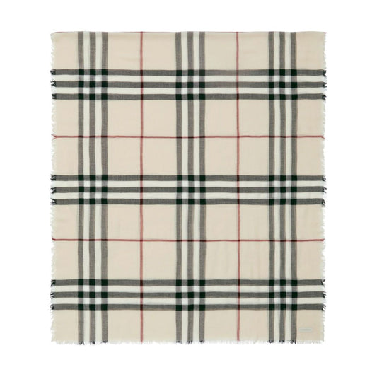 Burberry Check wool scarf