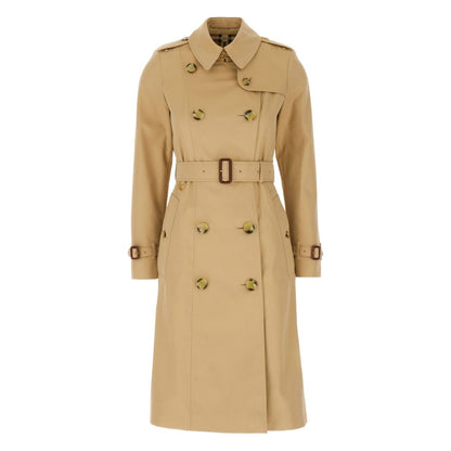 Burberry Double-breasted cotton trench coat