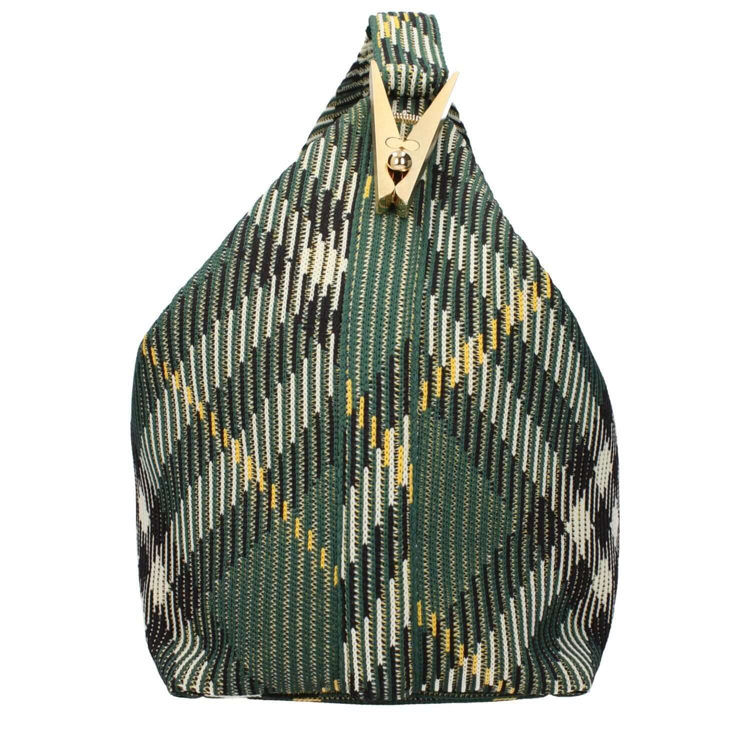 Burberry Green Fabric Handbag