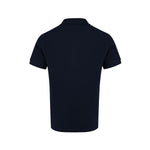 Burberry Navy Blue Cotton Collared Polo Shirt