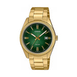 CASIO COLLECTION Mod. DATE, GOLD - GREEN WATCHES