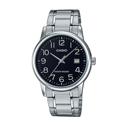 CASIO COLLECTION Mod. DATE STEEL - BLACK WATCHES