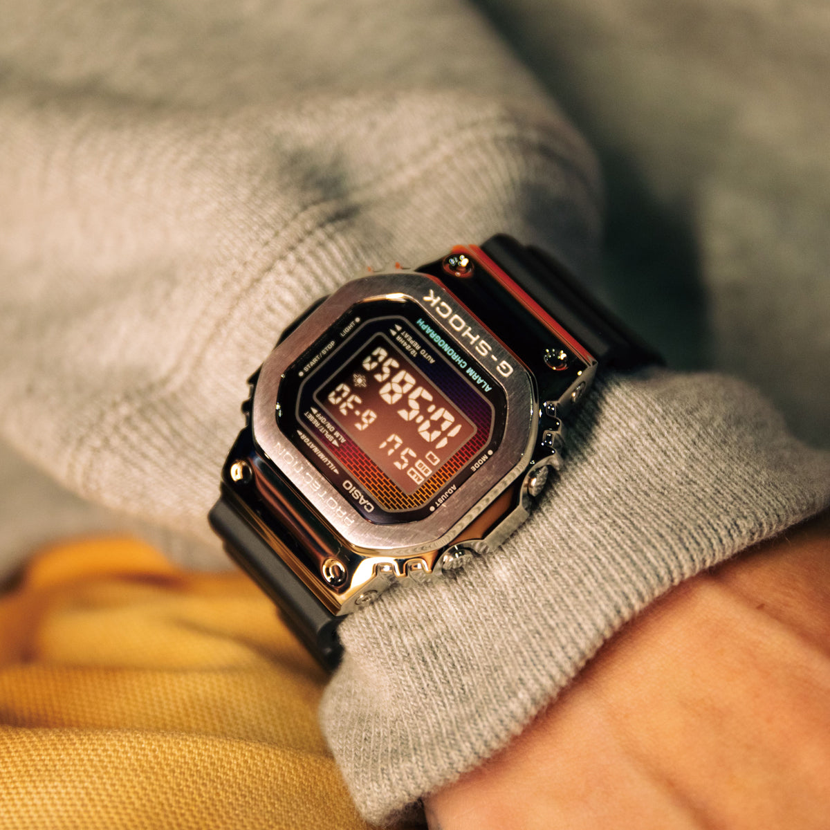 CASIO G-SHOCK Mod. THE ORIGIN METAL COVERED - RAINBOW BRICK WALL SERIE