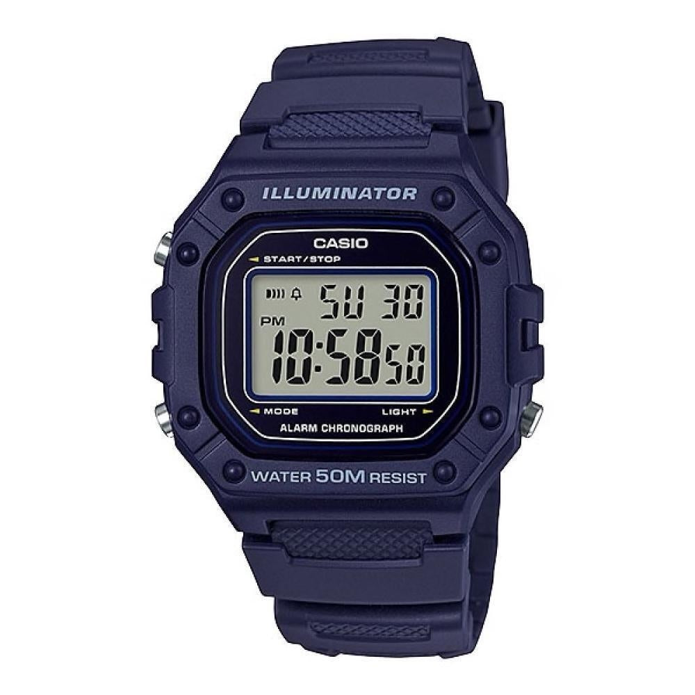 ?CASIO TIMELESS COLLECTION Mod. SPORT ILLUMINATOR WR 50M. ALARM. CHRONOGRAPH - BLUE