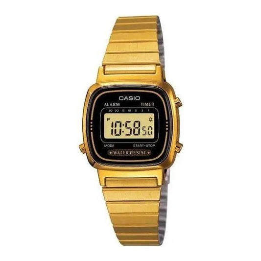 CASIO VINTAGE LADY Gold WATCHES CASIO Dark Khaki