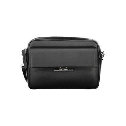 Calvin Klein Black Polyurethane Women's Shoulder Bag