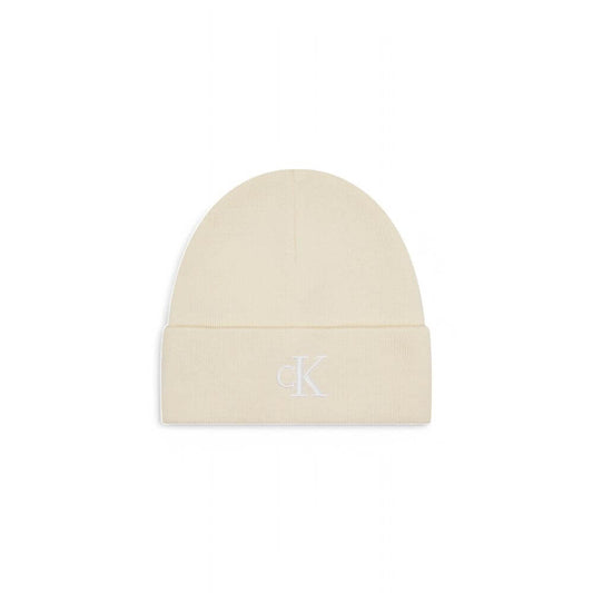 Calvin Klein Cream Recycled Polyester Caps Baseball Hat