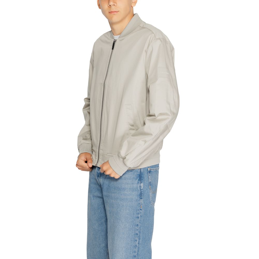 Calvin Klein Gray Organic Cotton Bomber
