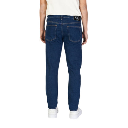 Calvin Klein Jeans Blue Cotton Slim Fit Jeans