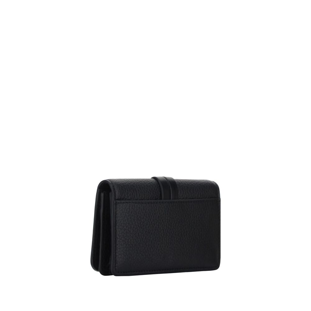 Front view with bag zipped and handles upright.