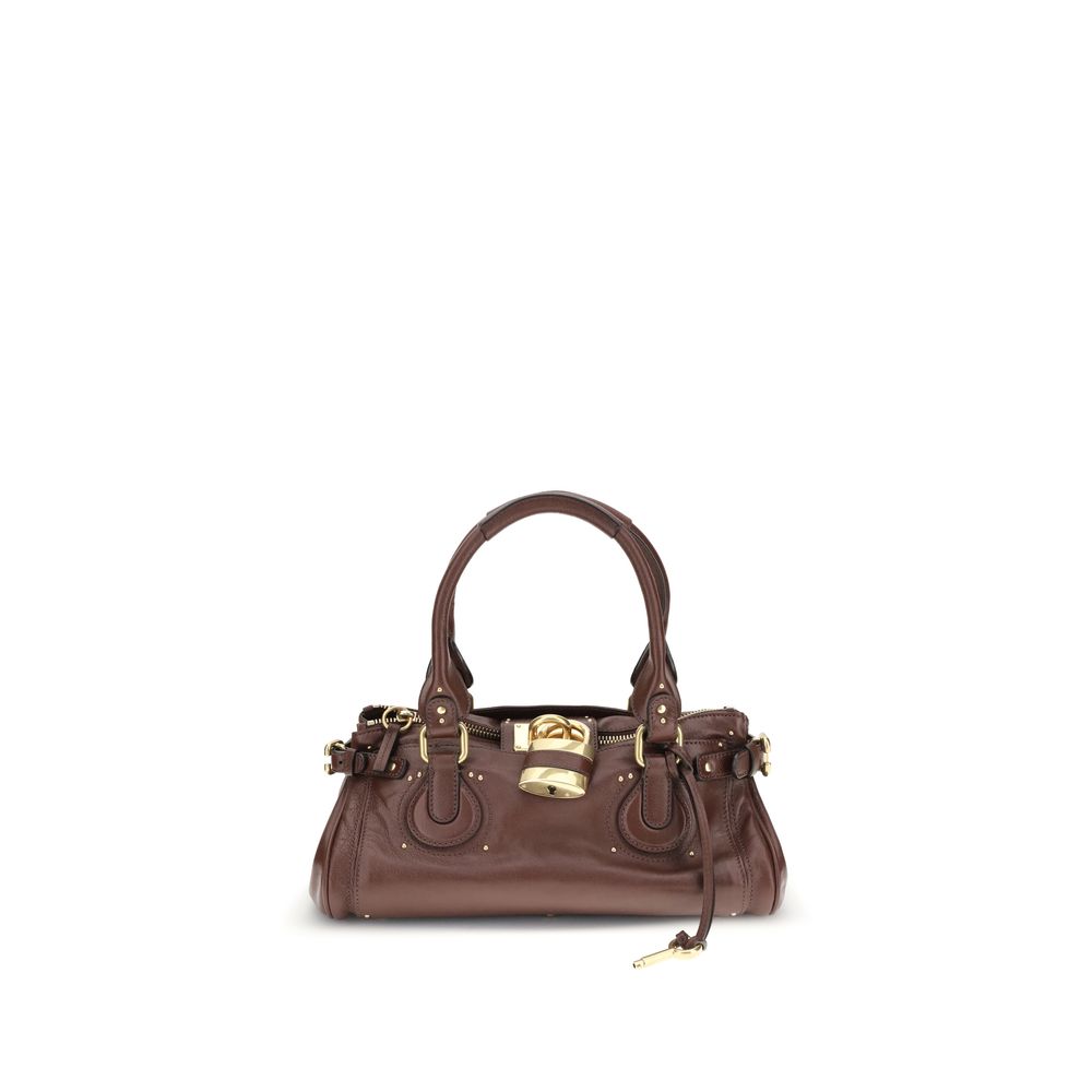 Chloé Bordeaux Buffalo Leather Shoulder Bag