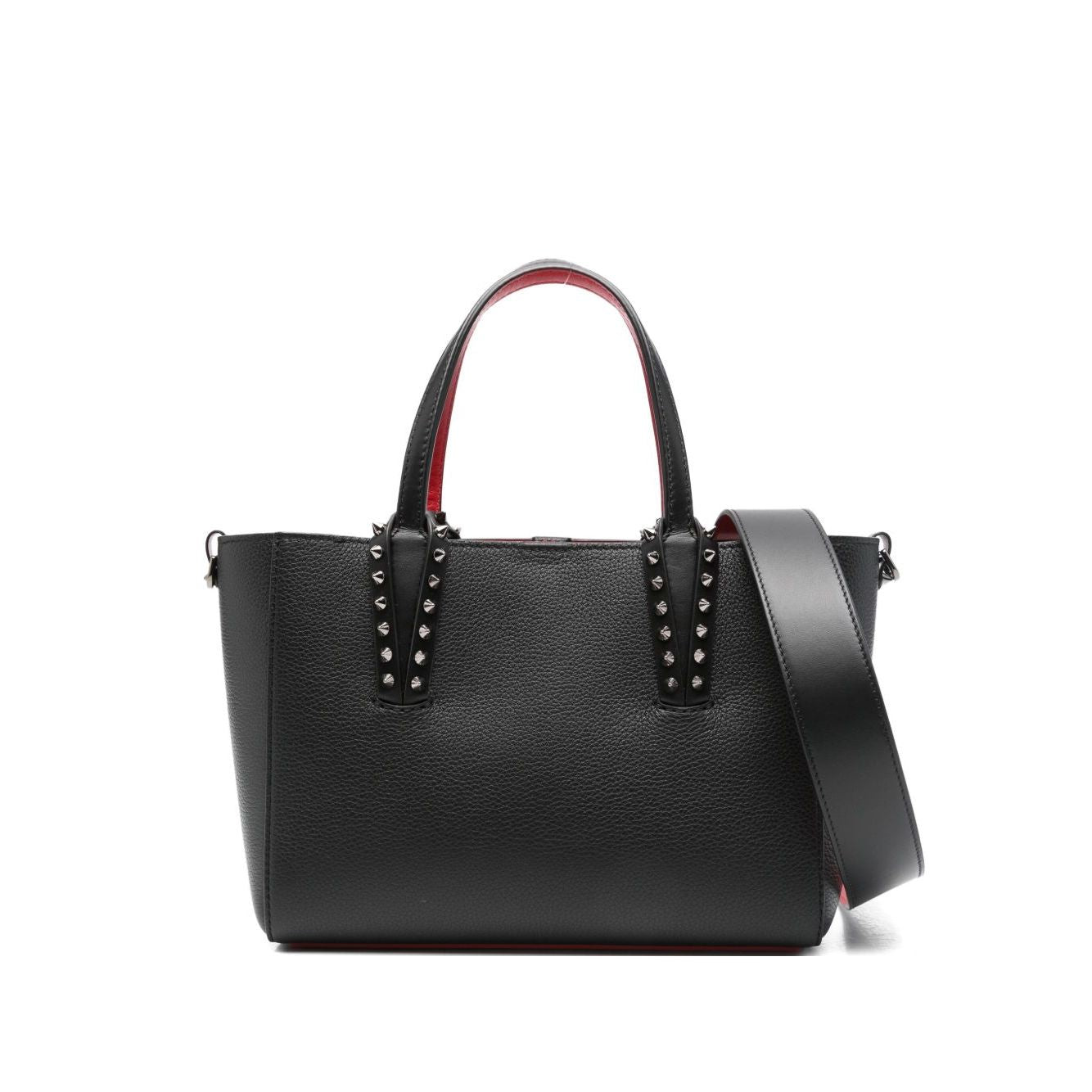 Front view with bag zipped and handles upright.