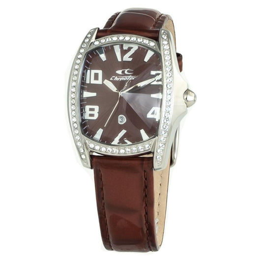 Chronotech Brown Leather Watch