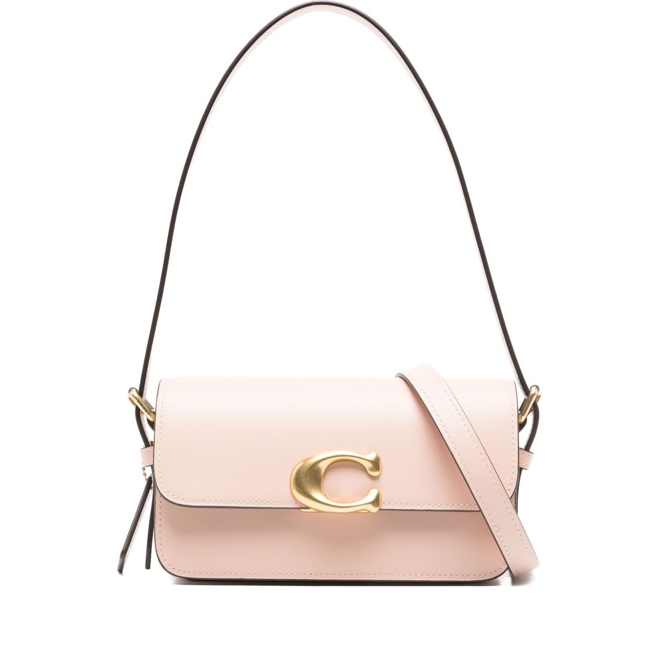 Front view with bag zipped and handles upright.