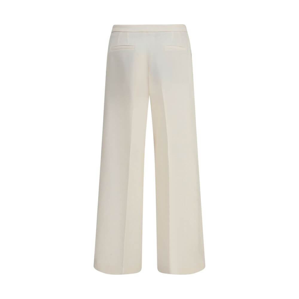 Cruna Cream Polyester Casual Pants