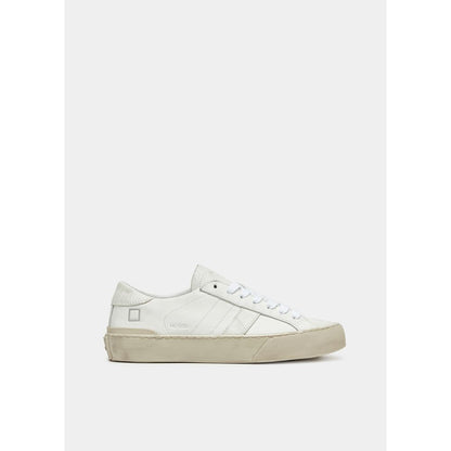 D.A.T.E White Leather Sneaker