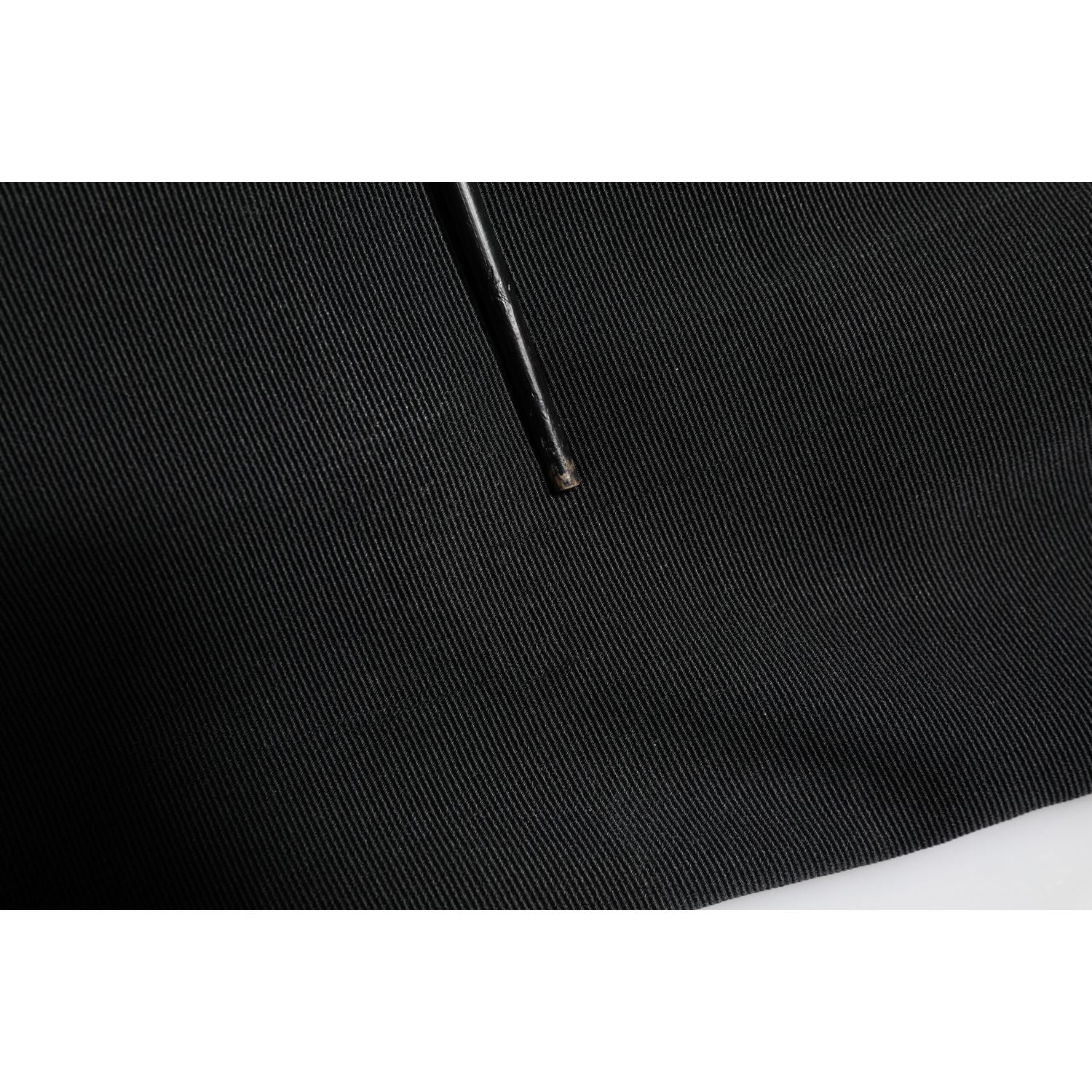 Dolce & Gabbana Black Acetate HighWaist Tapered Trouser Pants